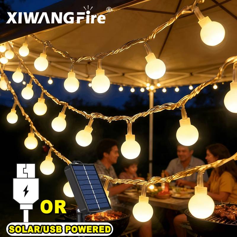 Outdoor Lighting Lumen - Luci a Stringa Solari/USB/a Batteria 3-10M,