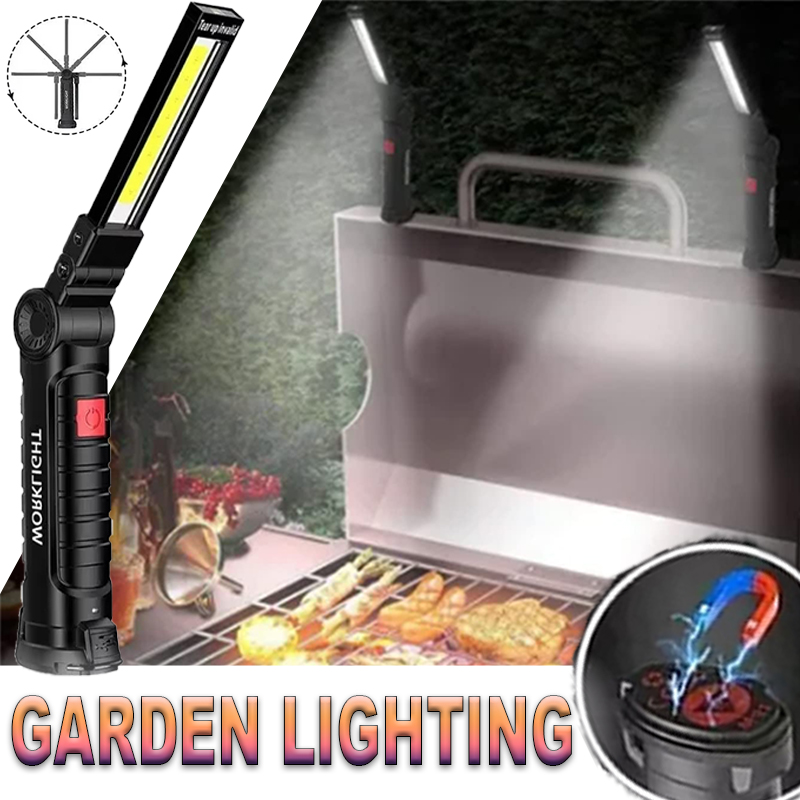 Outdoor Lighting Lumen - Torcia LED portatile con gancio magnetico