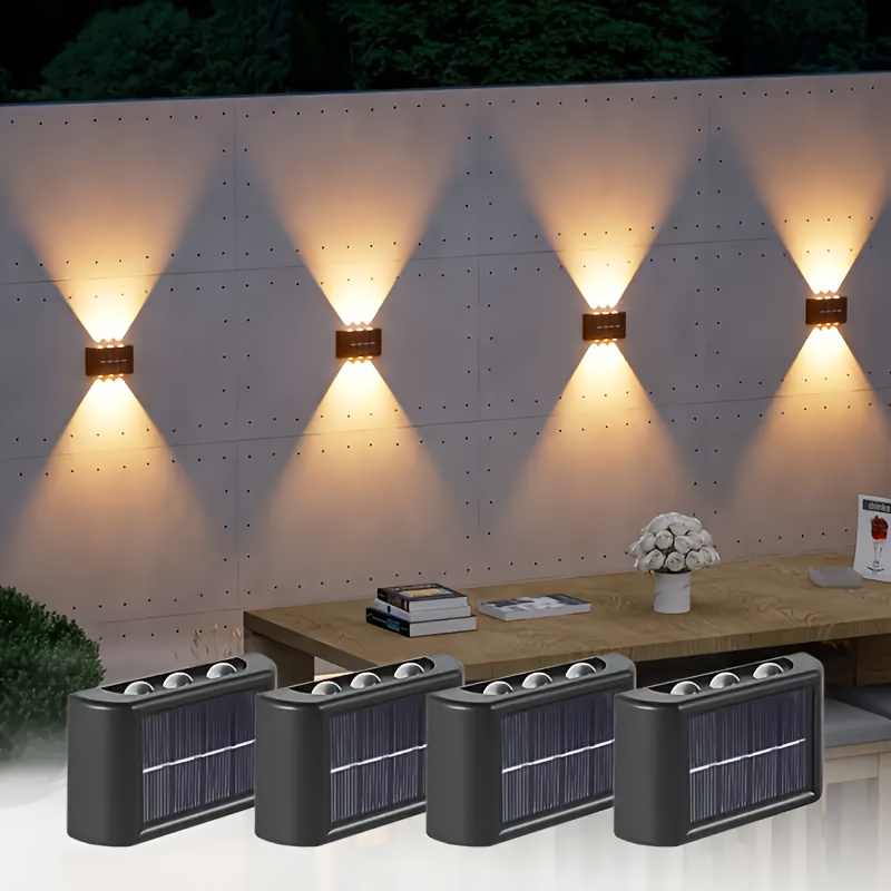 Outdoor Lighting Fixtures - Lampada Solare LED da Esterno Impermeabile,