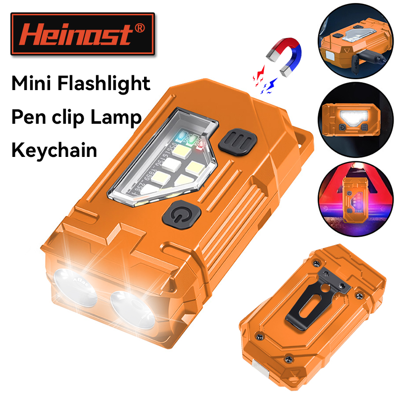 Outdoor Lighting Lumen - Mini portachiavi torcia EDC torcia magnetica