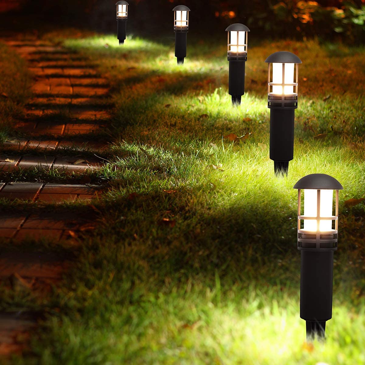 Outdoor Lighting Driveway - 8Pcs LED giardino esterno luci da