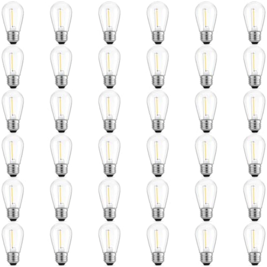 Outdoor Lighting Rechargeable - Confezione da 36 Lampadine LED S14