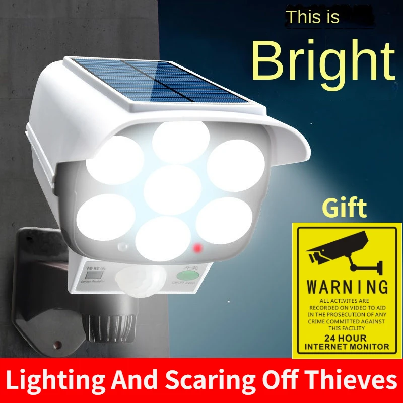Outdoor Lighting And Camera - Luce solare esterna Sensore di movimento