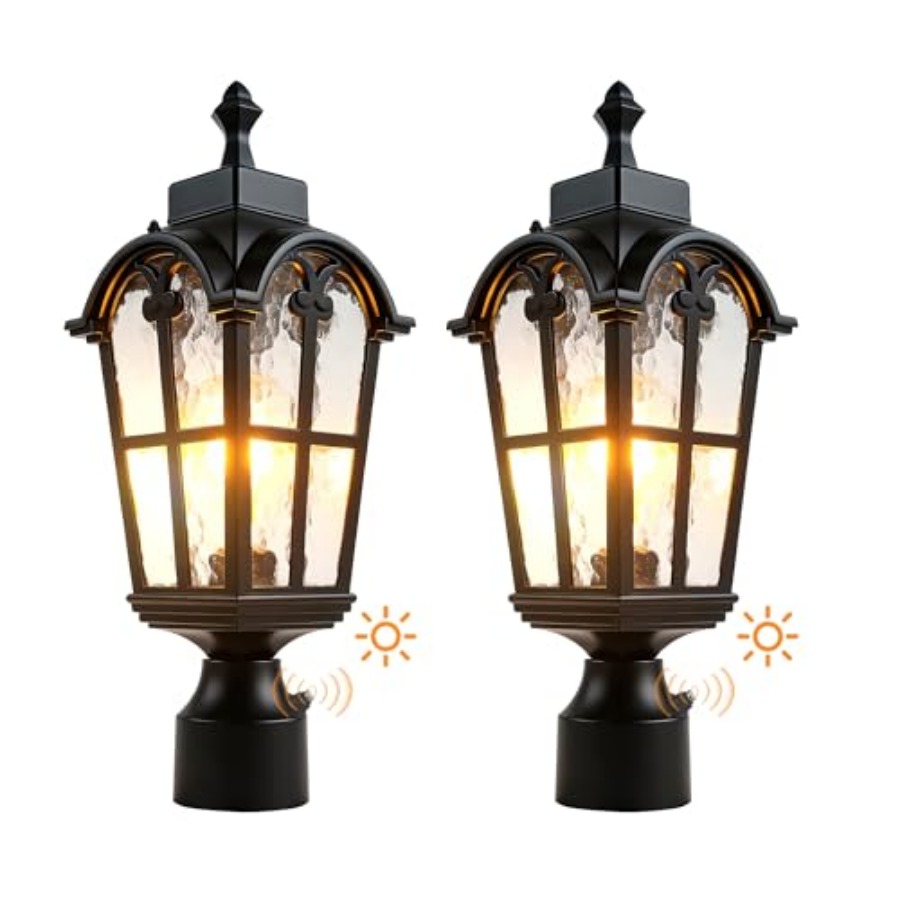 Outdoor Lighting Fixtures - Lampada da Esterno con Sensore, Impermeabile,