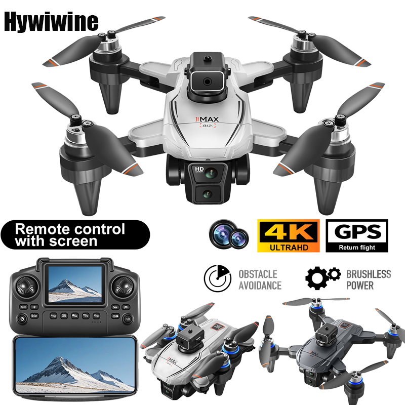 Outdoor Lighting And Camera - Drone GPS RC con schermo 4K