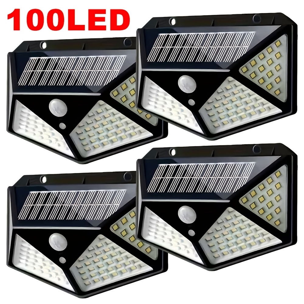 Outdoor Lighting With Outlet - Lampada Solare da Giardino 100 LED