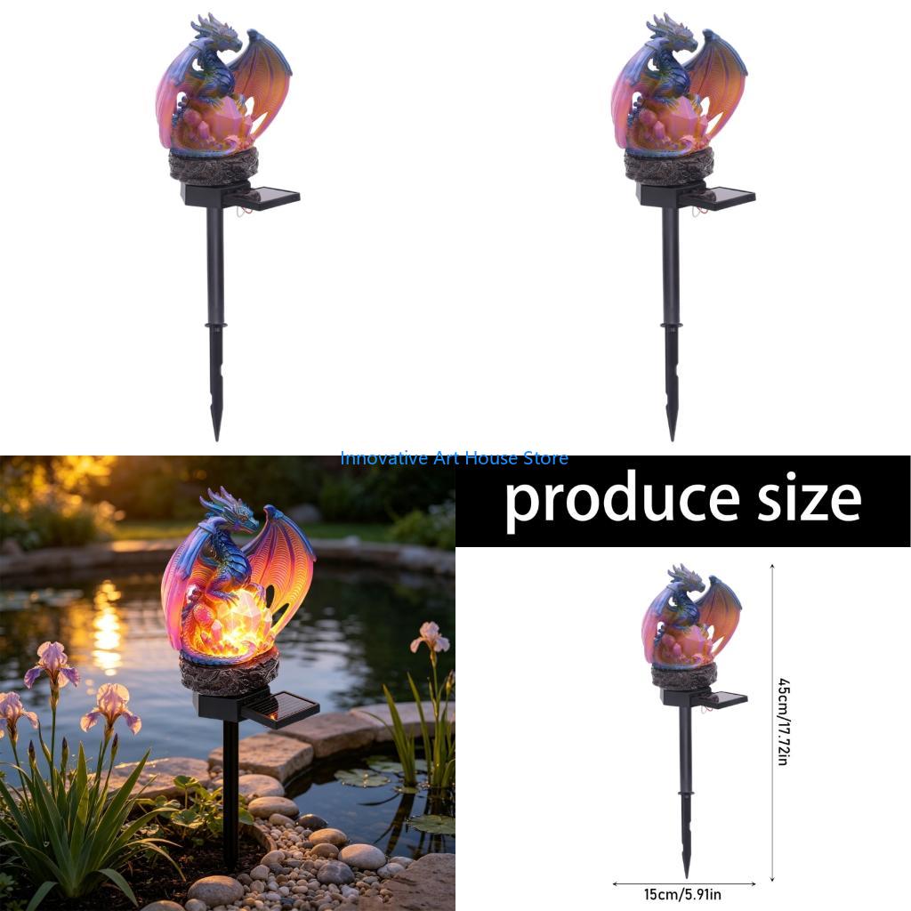 Outdoor Lighting Accent - Statua luminosa con palo da giardino