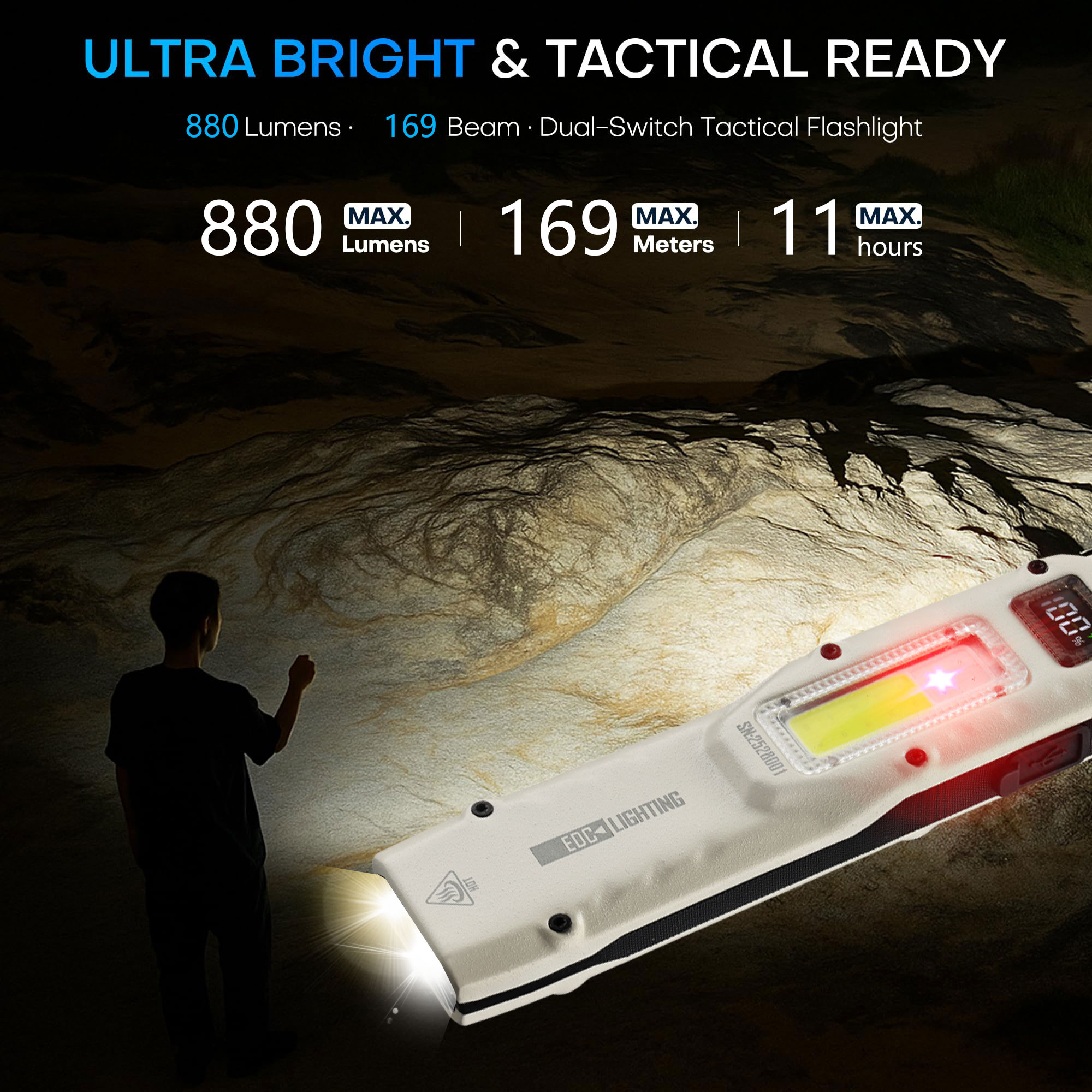 Torcia tattica ultrasottile po - Outdoor Lighting Lumen recensione e prezzo
