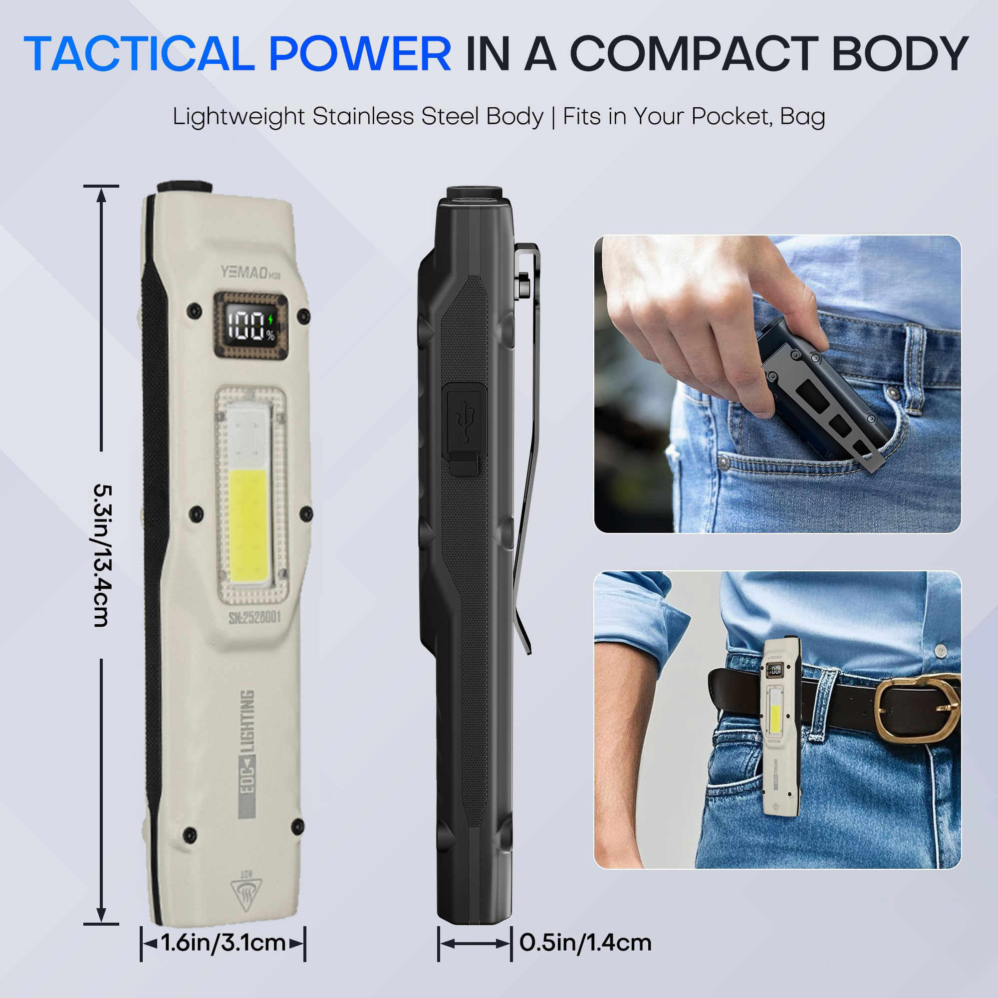 Torcia tattica ultrasottile po - Outdoor Lighting Lumen recensione e prezzo