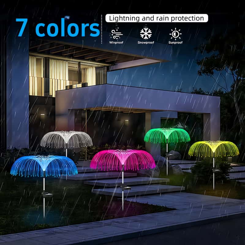 5 luci LED solari a forma di m - Outdoor Lighting Switch recensione e prezzo