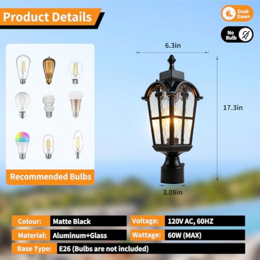 Lampada da Esterno con Sensore - Outdoor Lighting Fixtures recensione e prezzo