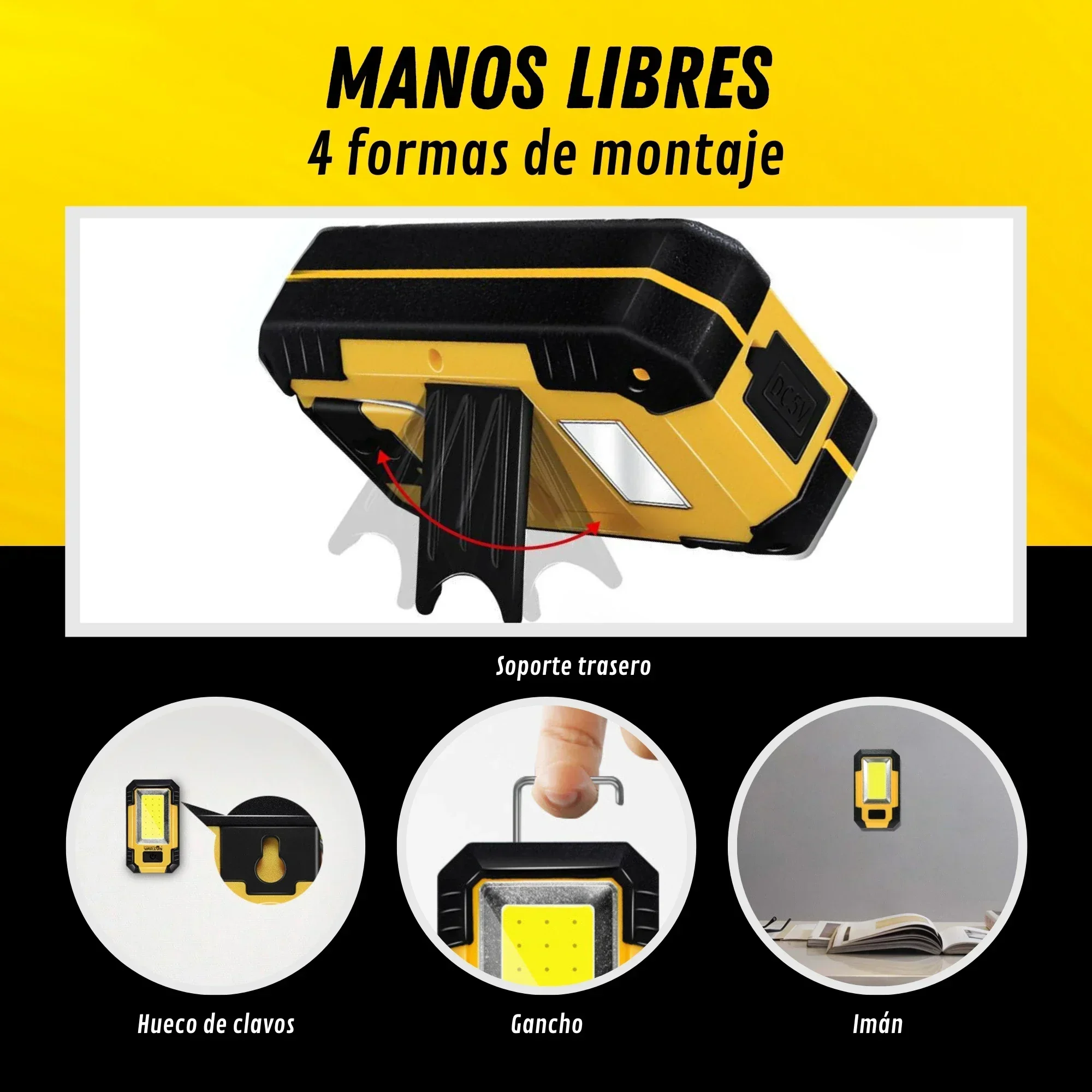Torcia da lavoro portatile ric - Outdoor Lighting Lumen recensione e prezzo