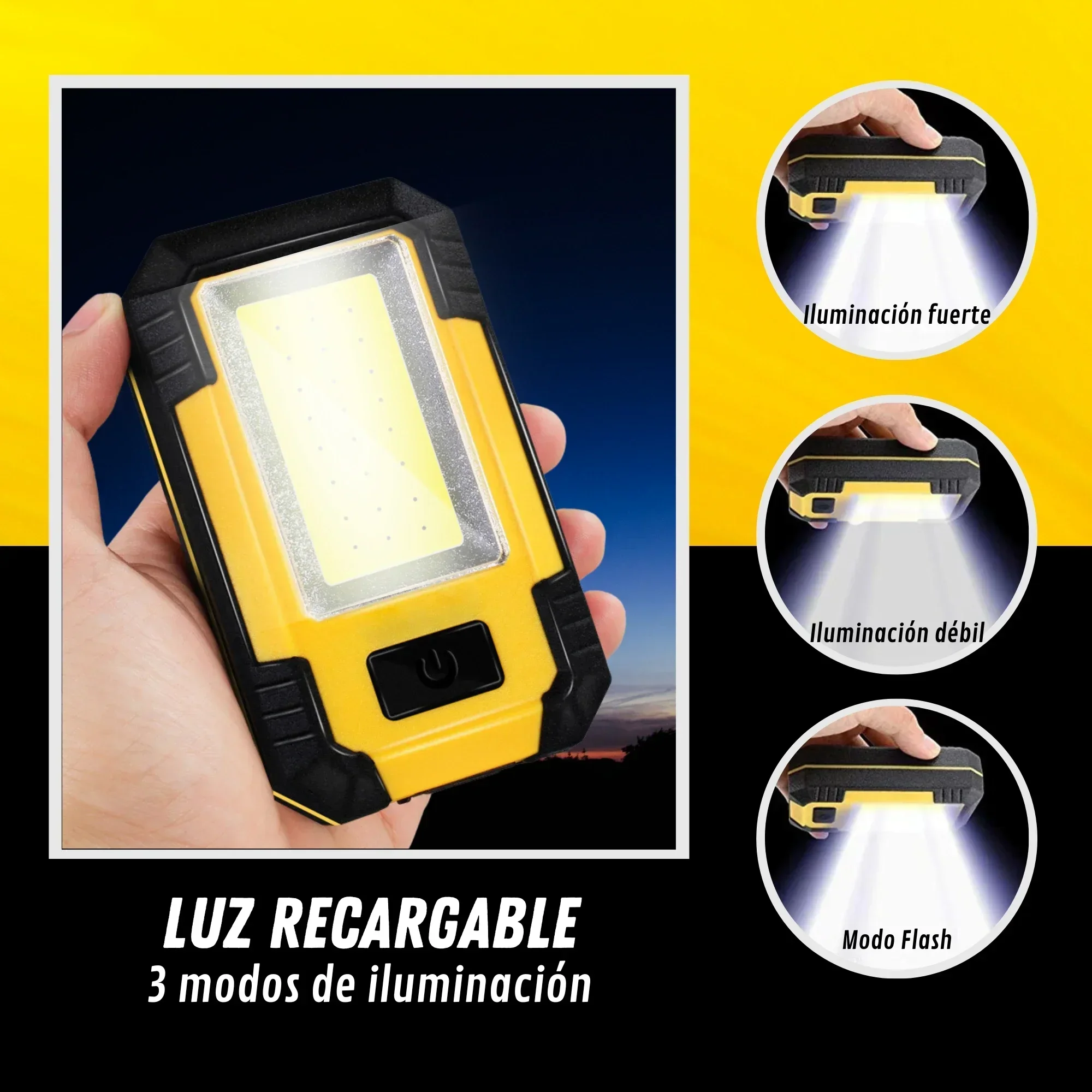Torcia da lavoro portatile ric - Outdoor Lighting Lumen recensione e prezzo