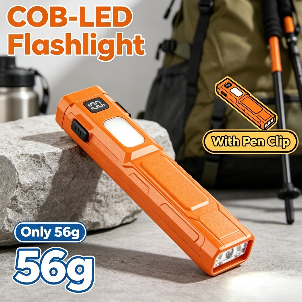 Torcia LED COB EDC con Clip da - Outdoor Lighting Fixtures recensione e prezzo