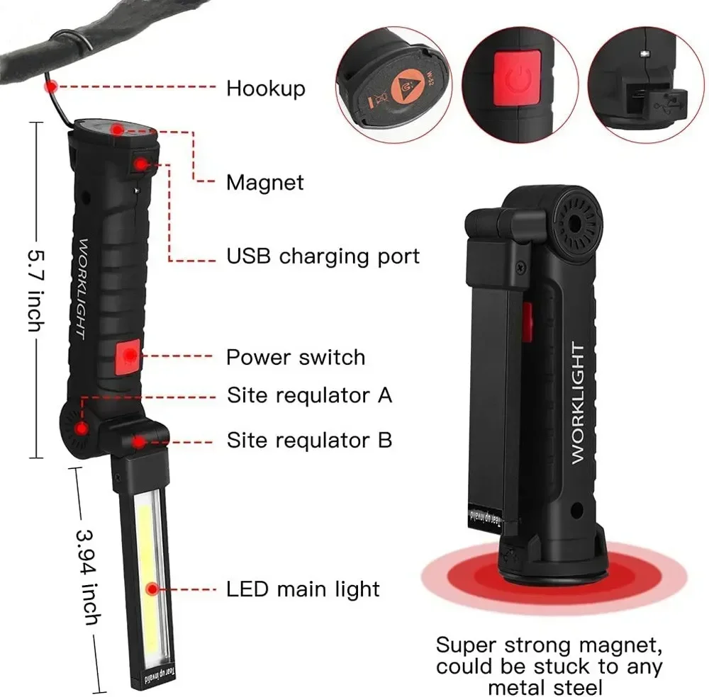 Torcia LED COB Lampada di ispe - Outdoor Lighting Lumen recensione e prezzo