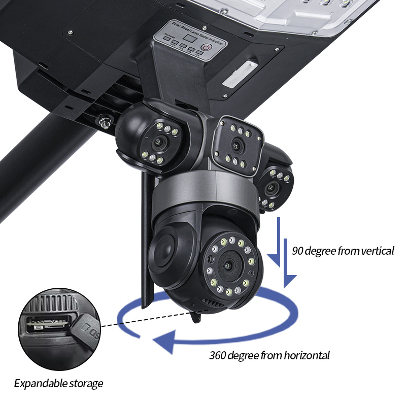 Lampione stradale solare con s - Outdoor Lighting And Camera recensione e prezzo