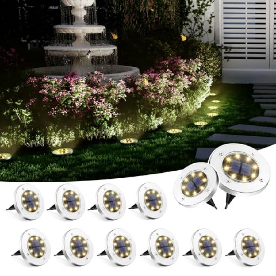 Luci Solari da Giardino, Illum - Outdoor Lighting Driveway recensione e prezzo