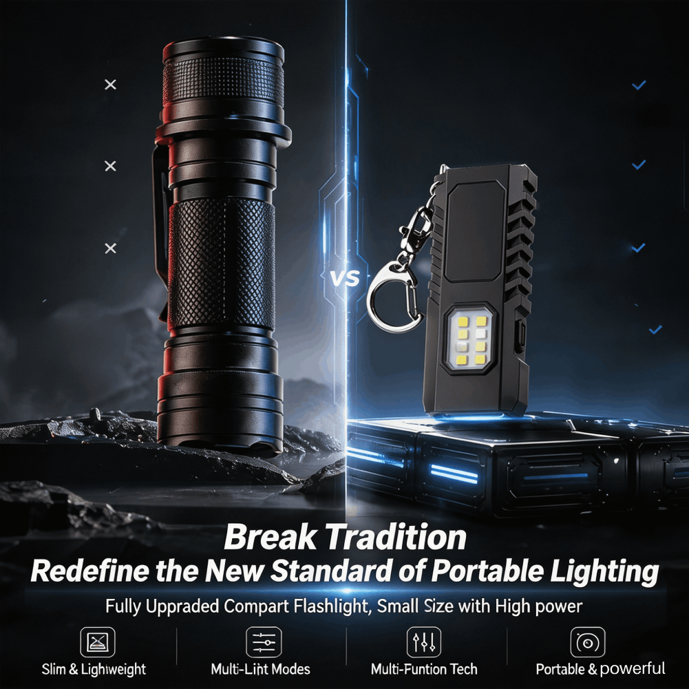 Mini torcia portachiavi EDC ri - Outdoor Lighting Rechargeable recensione e prezzo