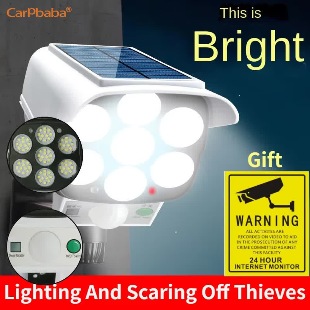 Luce solare esterna Sensore di - Outdoor Lighting And Camera recensione e prezzo